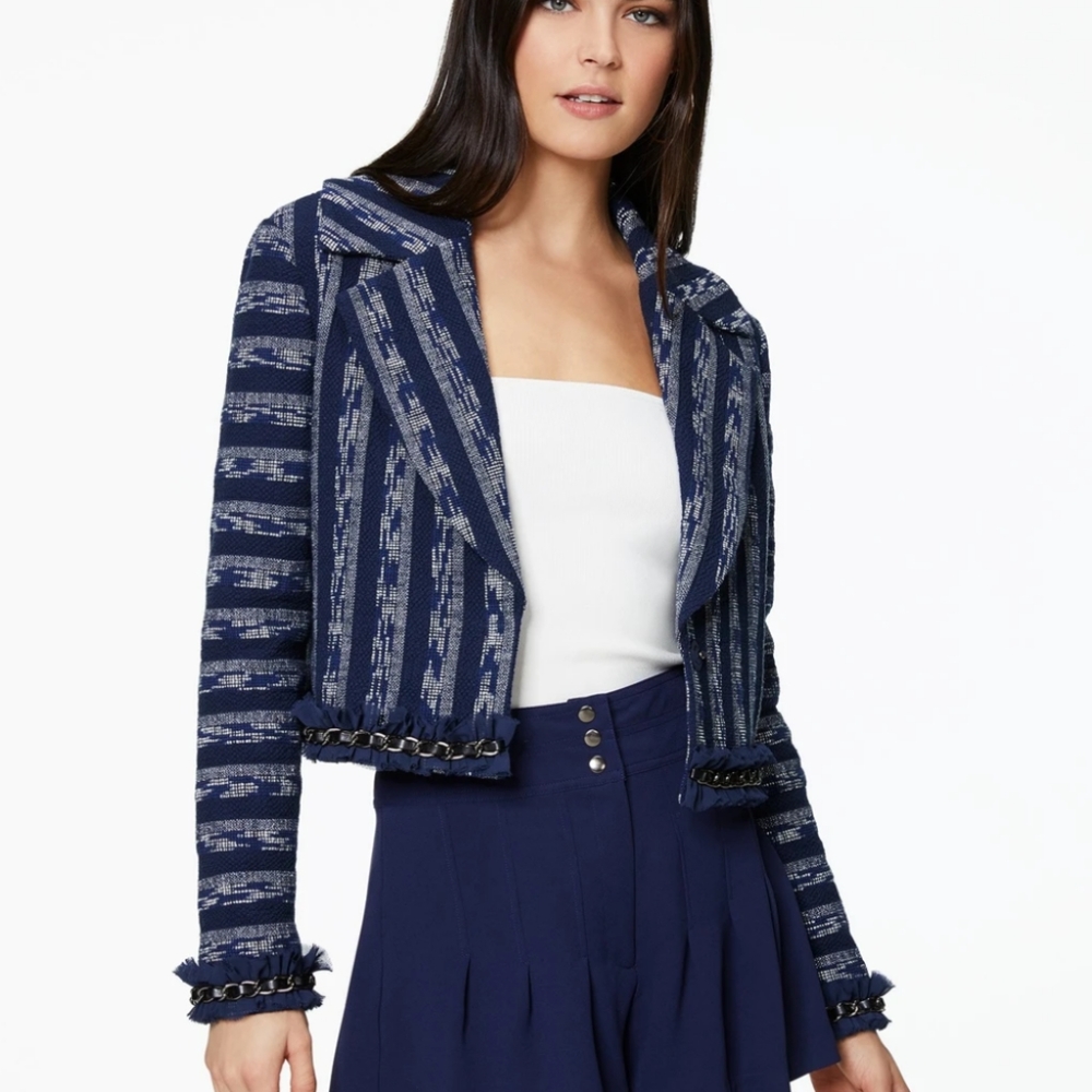 ☄Ramy Brook Blue & Silver Blazer☄
